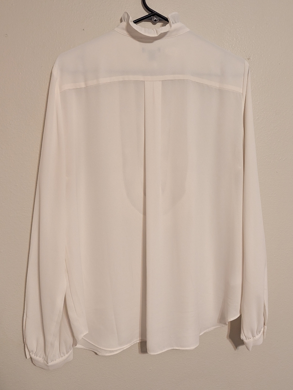 Ann Taylor Ruffle Button Down Blouse - Picture 2 of 7